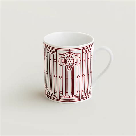 hermes h deco mug